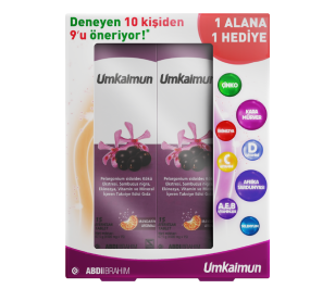 Umkaimun Kara Mürver & Afrika Sardunyası Vitamin 15 Efervesan Tablet - 2 Kutu Avantajlı Paket