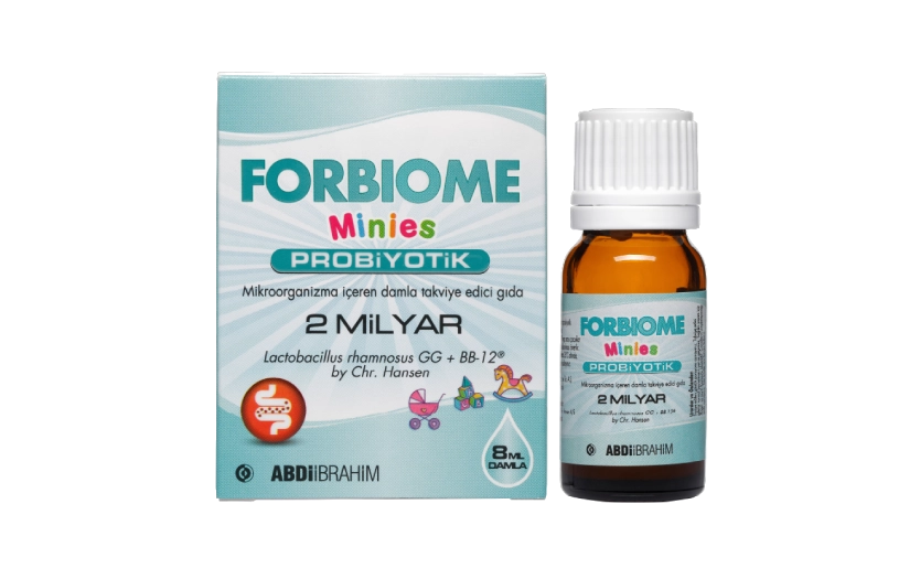 Forbiome Minies 
2 Milyar Mikroorganizma İçeren 8 ML Oral Damla