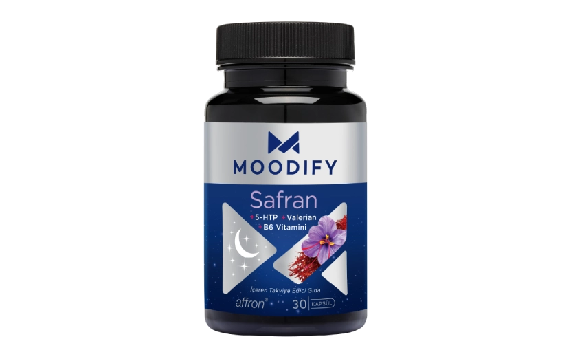 Moodify Safran  
Magnezyum, Valerin, Vitamin B6 30 Kapsül 