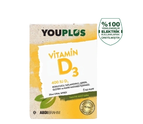 Youplus Vitamin D3 20 Oral Sprey