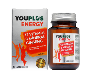Youplus Energy Vitamin ve Mineral Kompleksi 30 Tablet