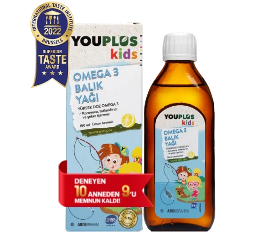 Youplus Kids Omega 3 150 ML Şurup