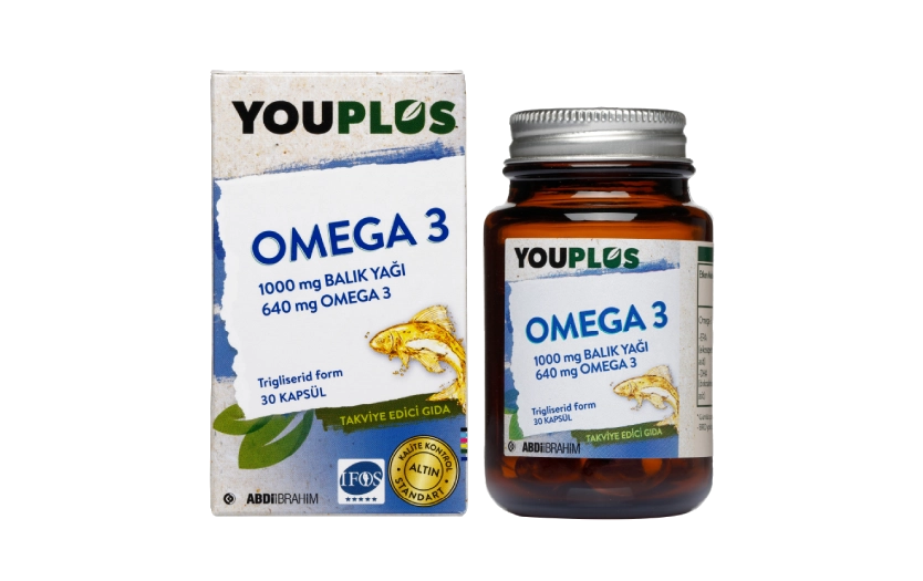 Youplus Omega 3  
 Balık Yağı 30 Kapsül