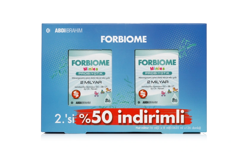 Forbiome Minies 2 Milyar Mikroorganizma İçeren 8 ML Oral Damla