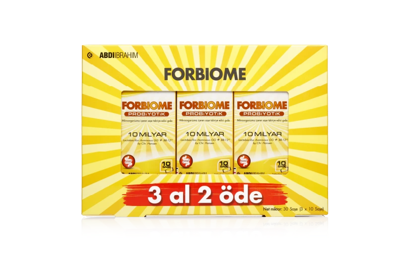 Forbiome Probiyotik 10 Milyar Mikroorganizma İçeren 1 GR Saşe