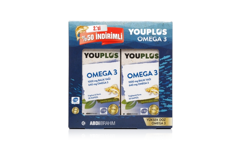 Youplus Omega 3 Balık Yağı 30 Kapsül