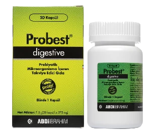 Probest Digestive Probiyotik Mikroorganizma İçeren 20 Kapsül