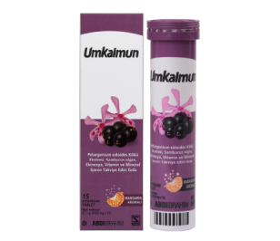 Umkaimun Kara Mürver & Afrika Sardunyası Vitamin 15 Efervesan Tablet