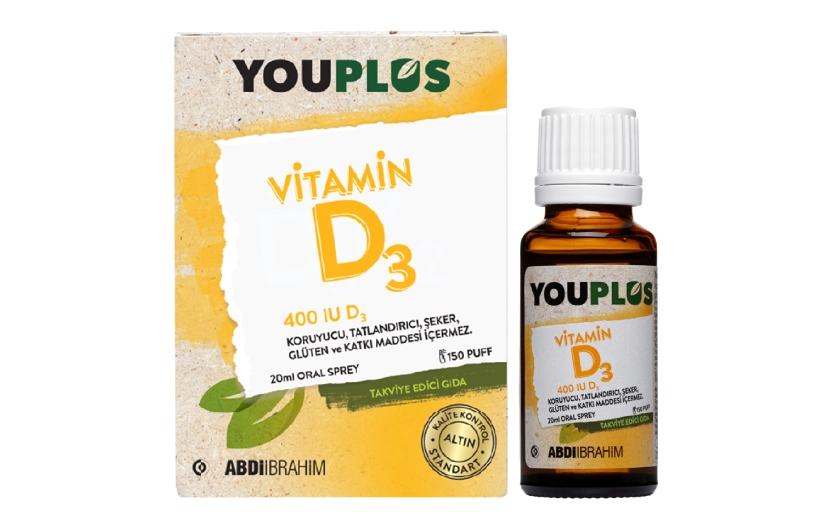 Youplus Vitamin D3 400 IU 20 ML Oral Sprey