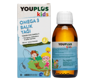 Youplus Kids Omega 3 Balık Yağı 150 ML Şurup